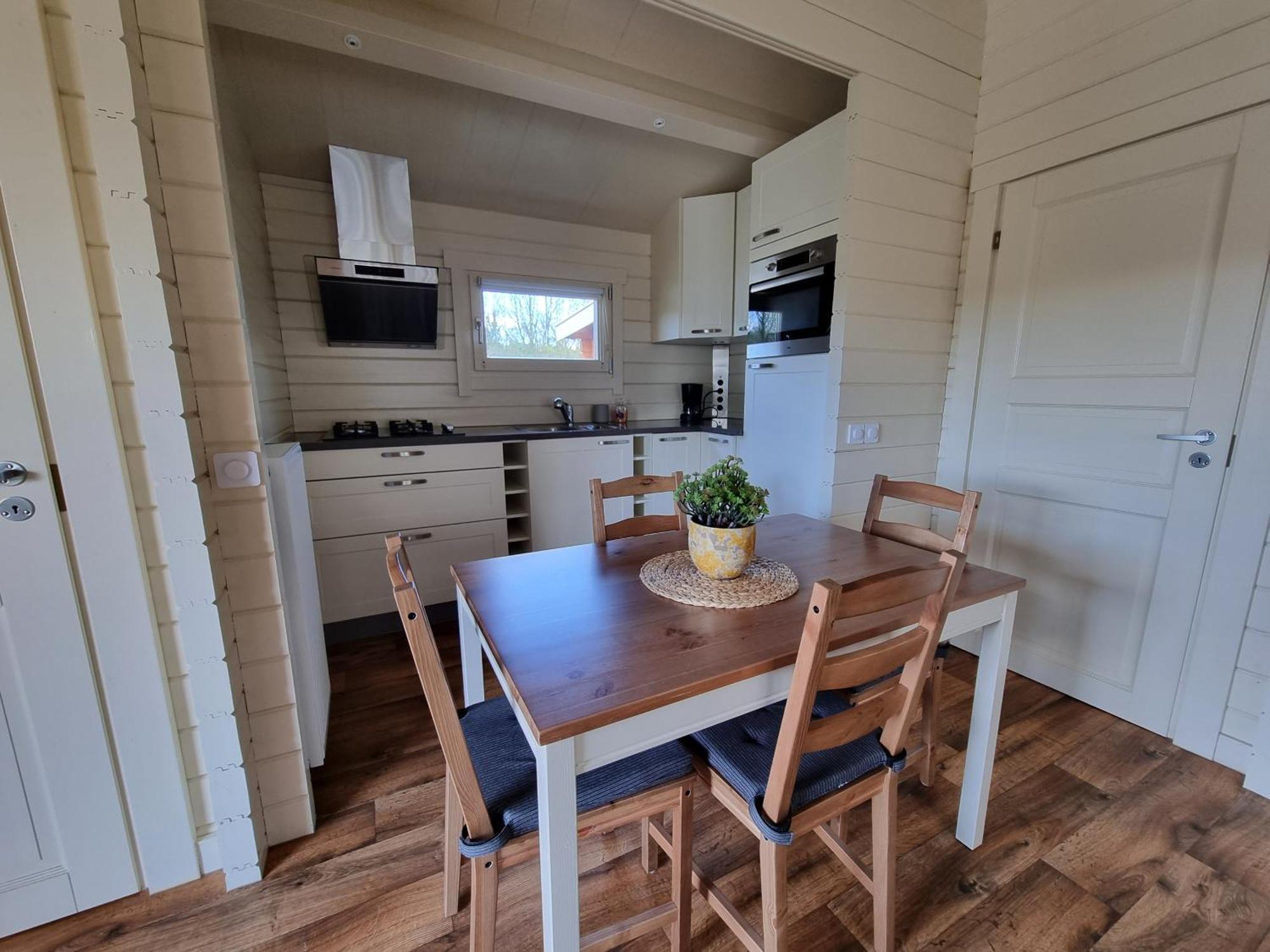 Nieuw - Luxe Blokhut Chalet In Bosrijke Omgeving Anloo Bagian luar foto