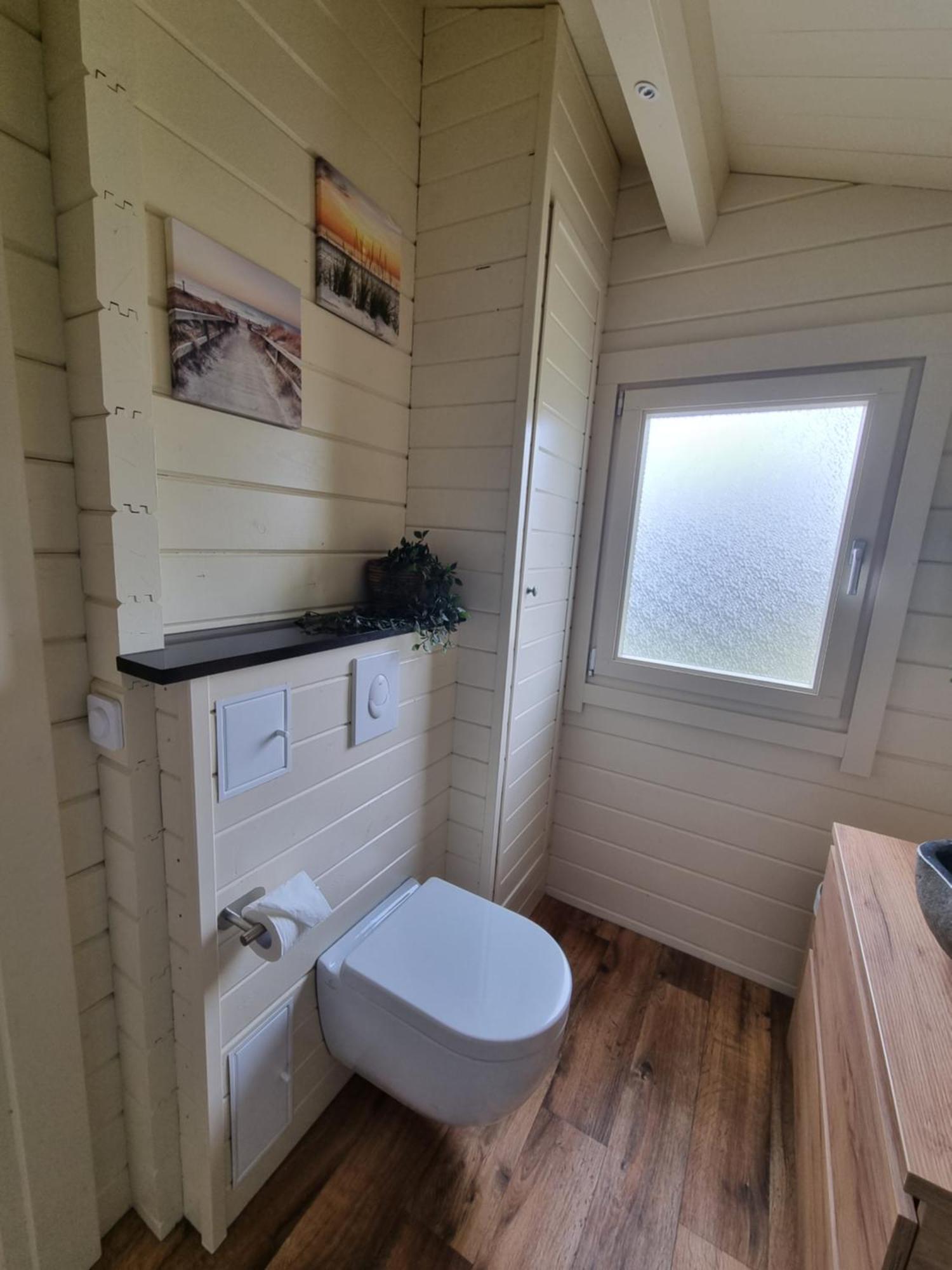 Nieuw - Luxe Blokhut Chalet In Bosrijke Omgeving Anloo Bagian luar foto